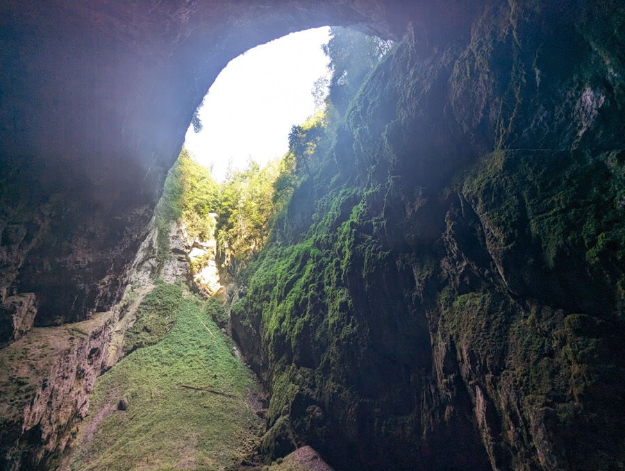 Inside the Punkva Caves, Moravian Karst