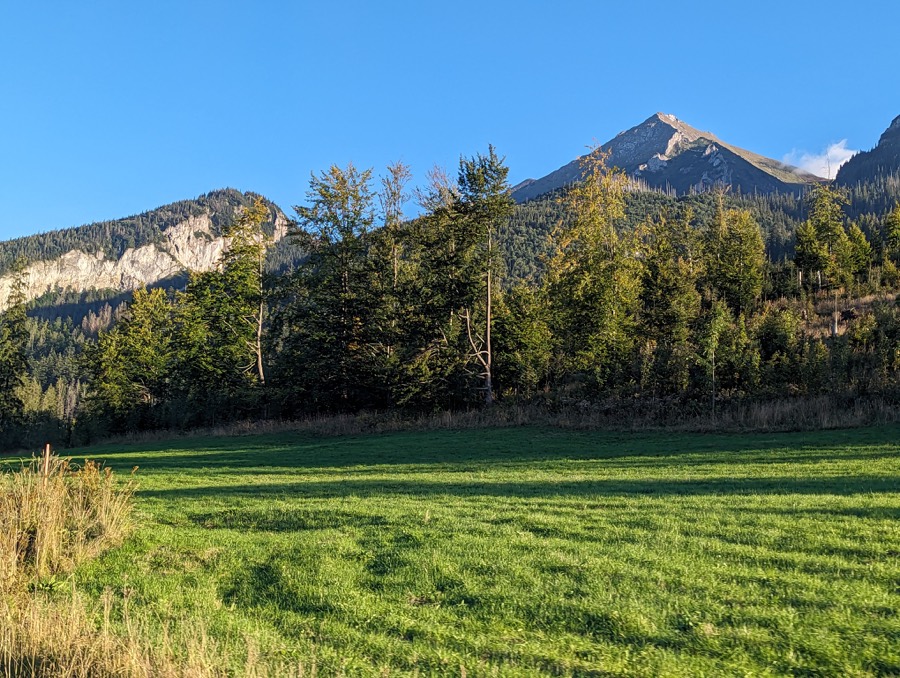 The Tatras from the road near Ždiar, Slovakia